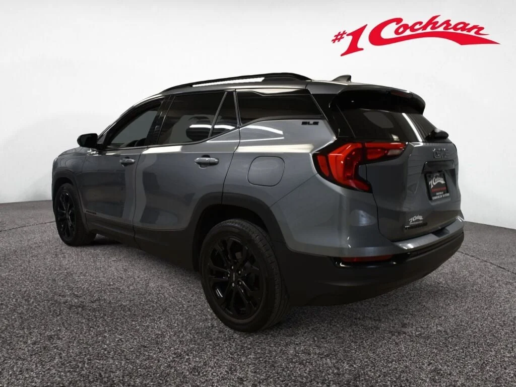 Used 2021 Satin Steel Metallic GMC SLE image 21