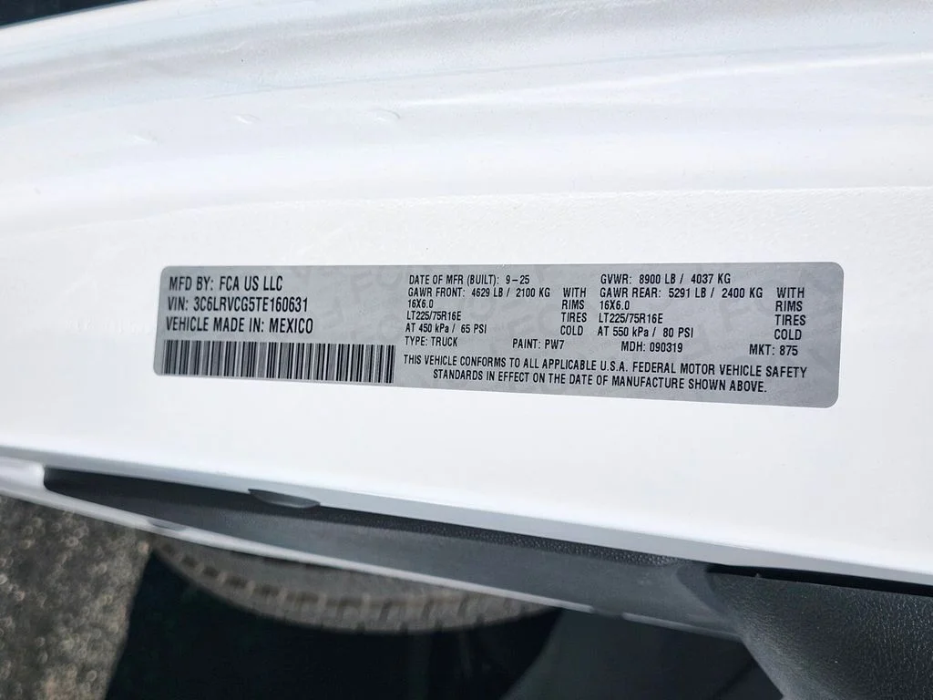 New 2026 Bright White Clearcoat RAM High Roof image 31