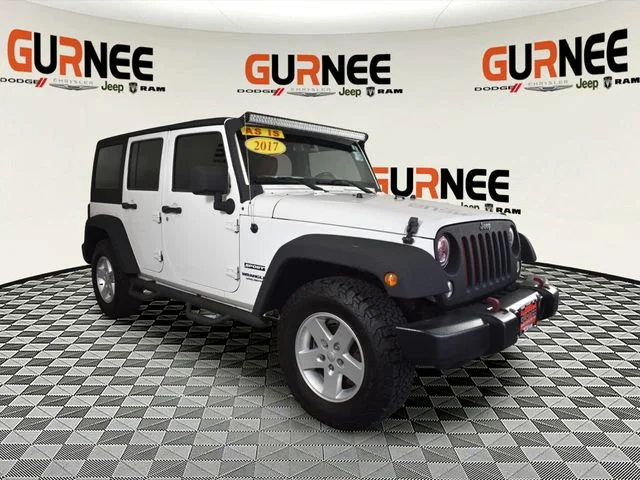 Used 2017 White Jeep Unlimited Sport image 11