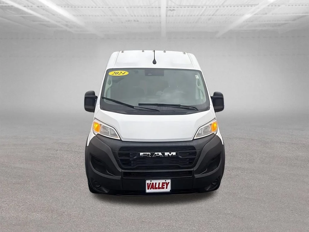 Used 2024 Bright White Clearcoat Ram High Roof image 2