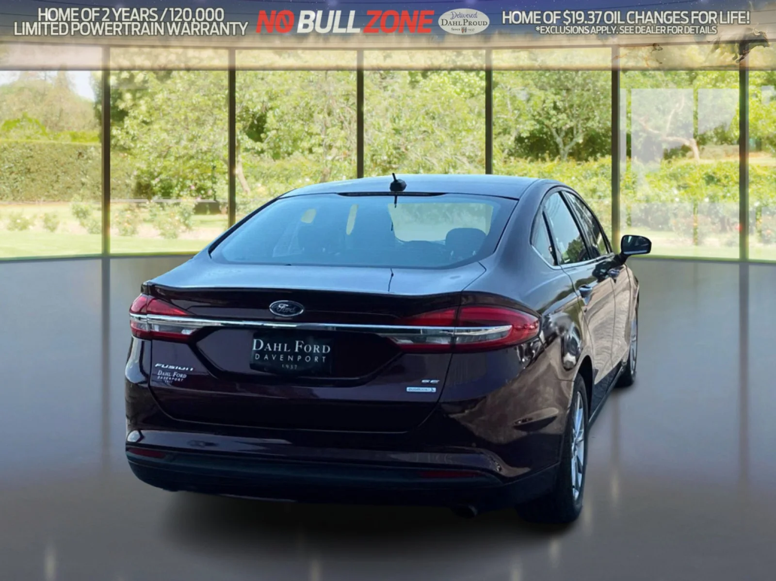 Used 2017 Burgundy Velvet Metallic Tinted Clearcoat Ford SE image 4