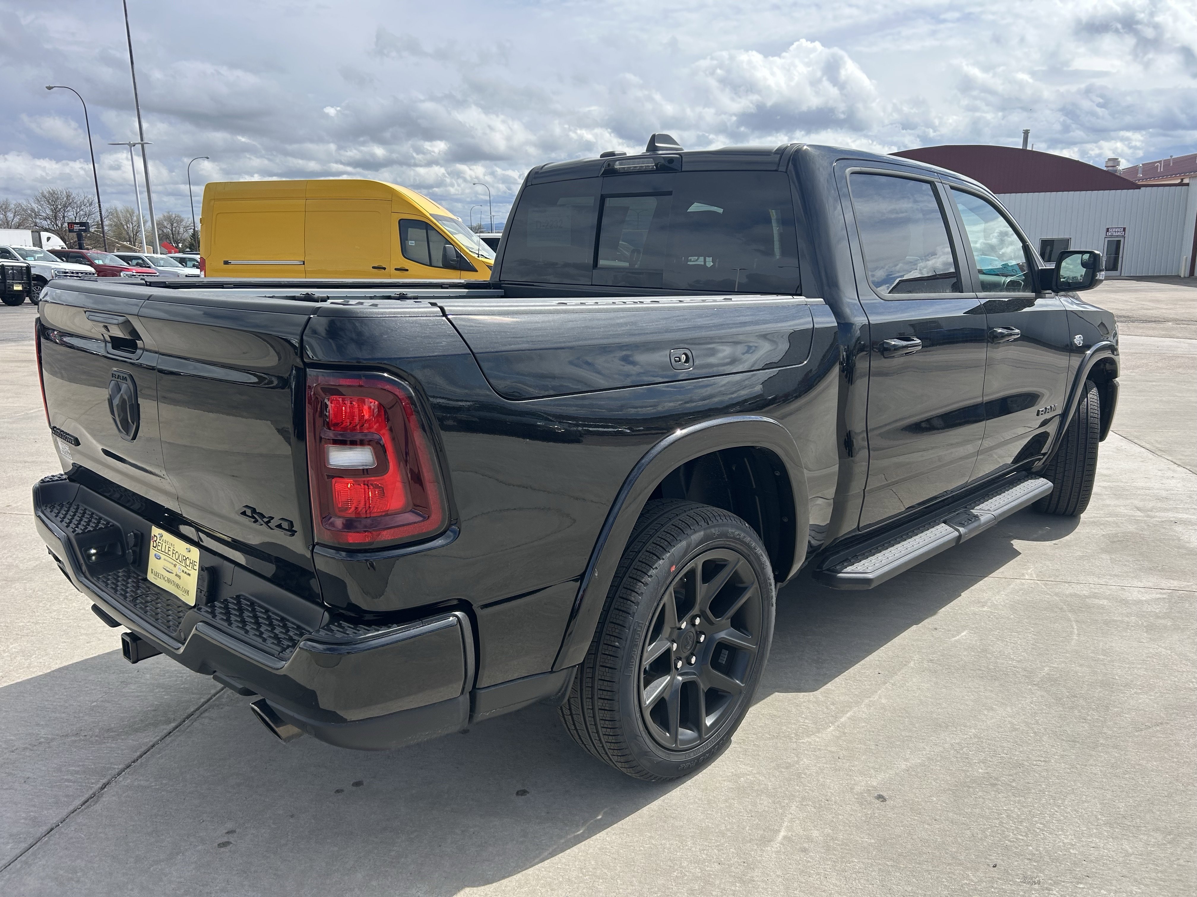 New 2026 Diamond Black Crystal Pearlcoat Ram Laramie image 4