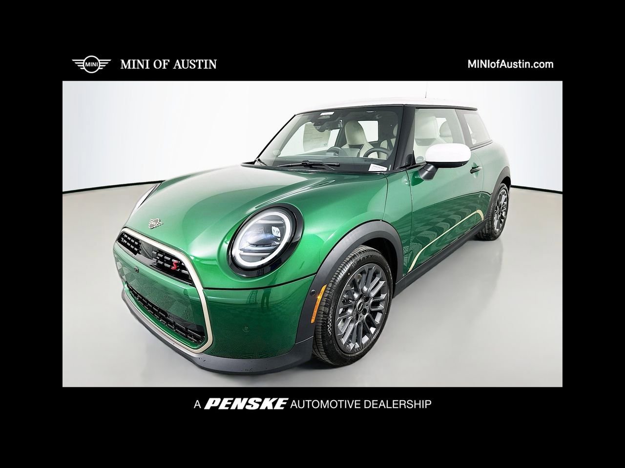 New 2026 British Racing Green IV Metallic MINI ICONIC image 1