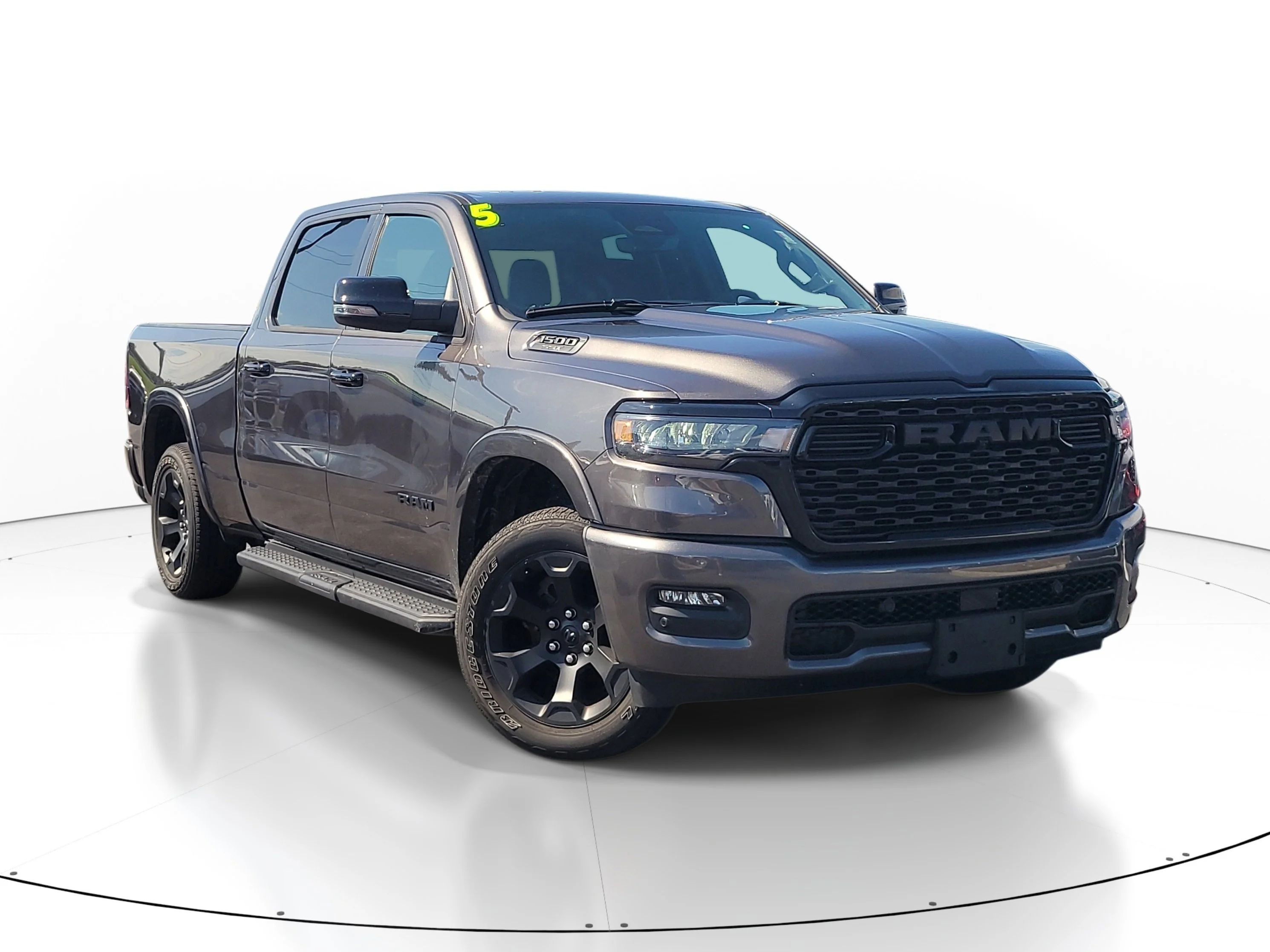 Used 2025 Granite Crystal Metallic Clearcoat Ram Big Horn image 1