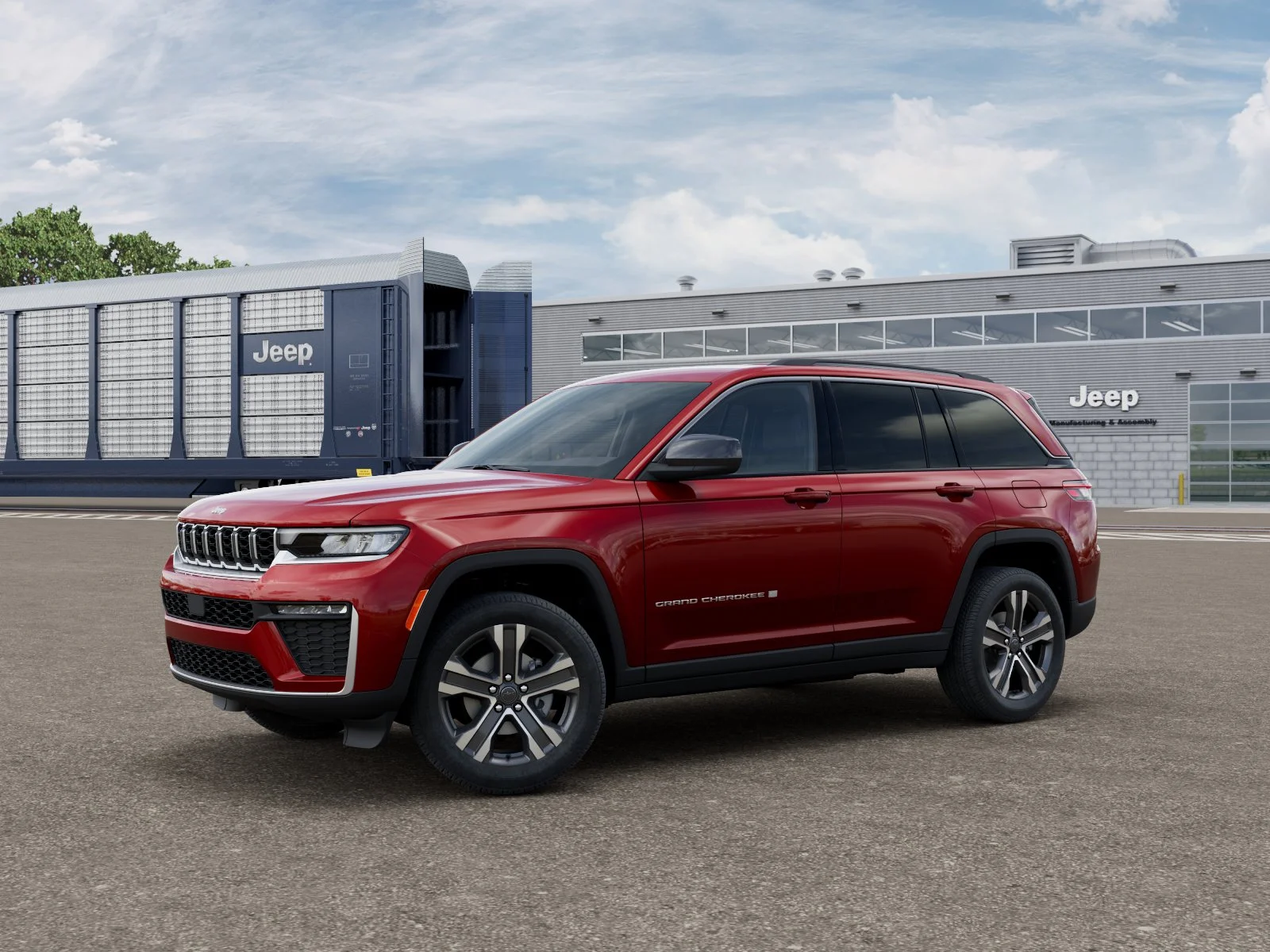 New 2027 Red Hot Pearlcoat Jeep Limited image 1