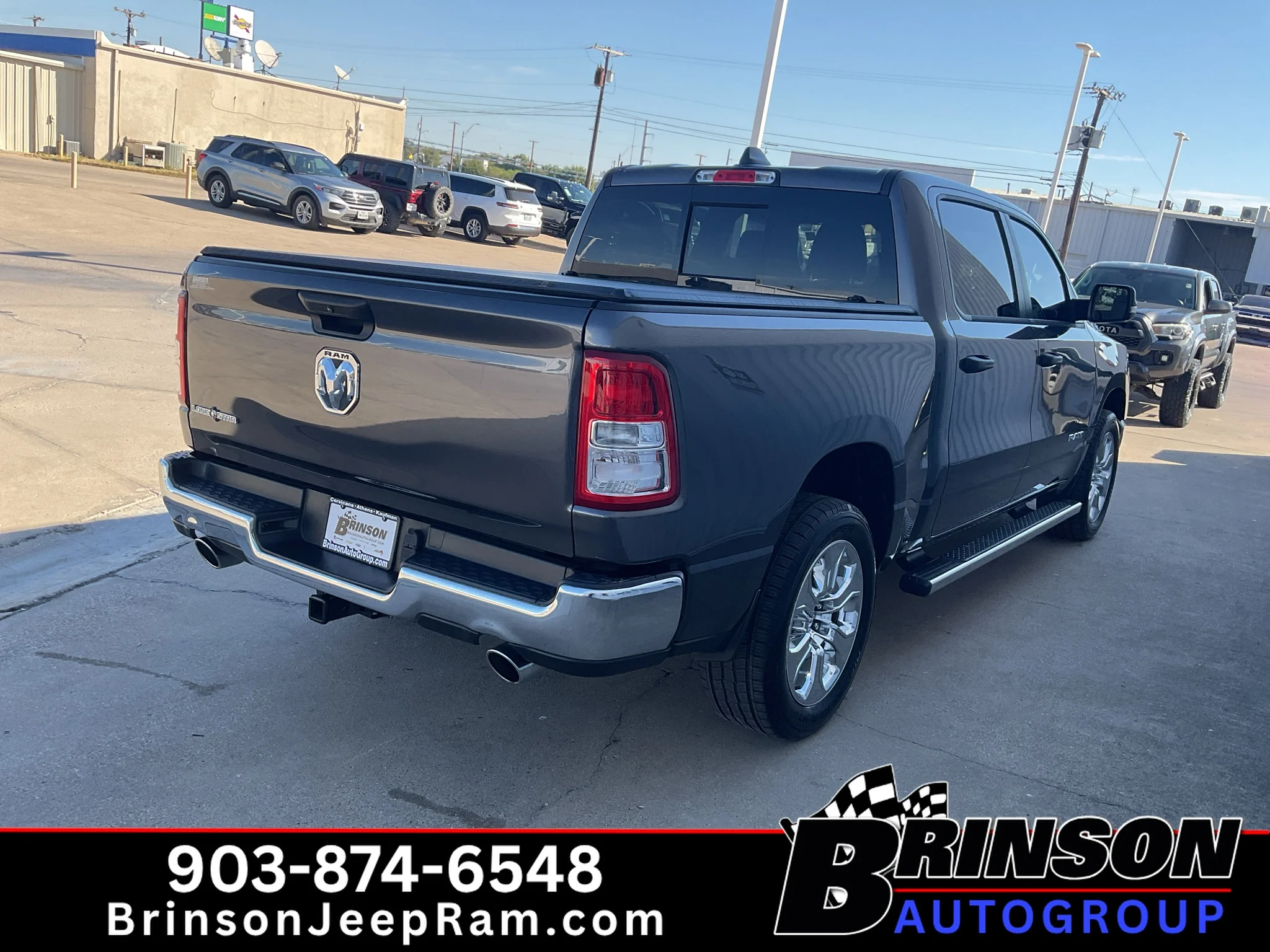 Used 2024 Granite Crystal Metallic Clearcoat Ram Lone Star image 7