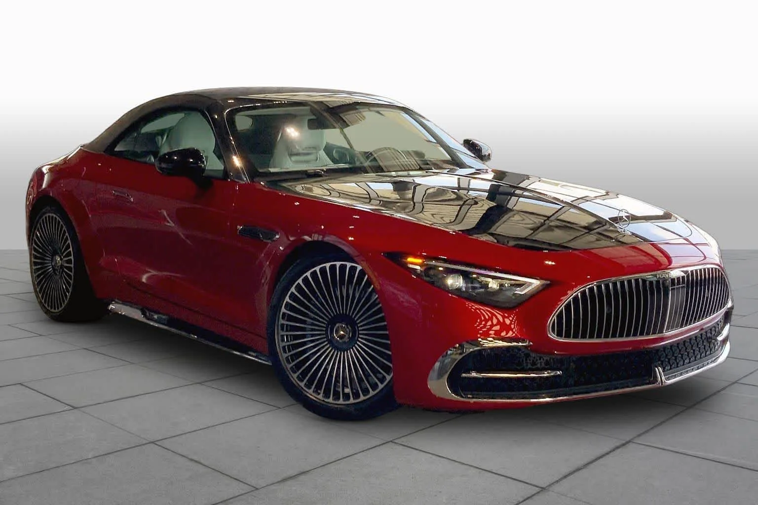 New 2026 MANUFAKTUR garnet red metallic (Red Ambiance) Mercedes-Benz Maybach SL 680 Monogram Series image 2