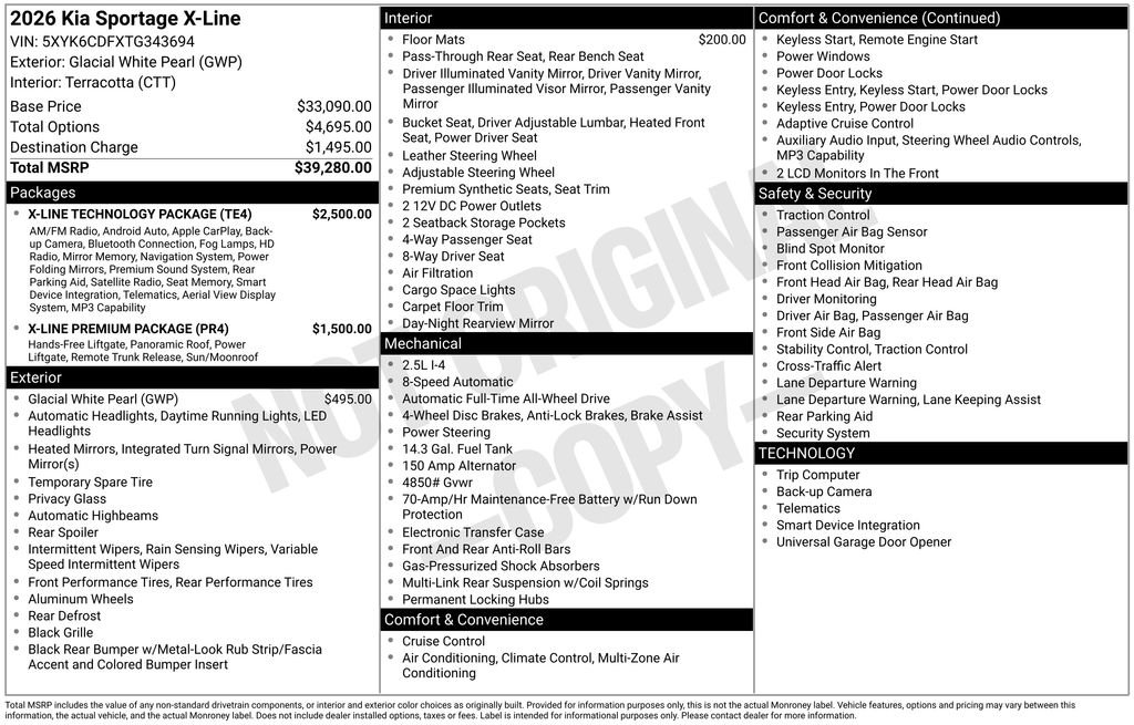 Used 2026 White Kia X-Line image 27