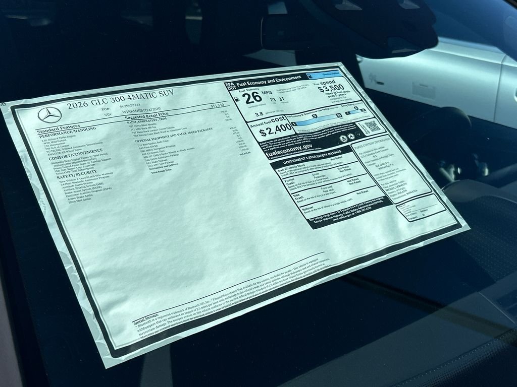New 2026 Cirrus Silver Metallic Mercedes-Benz GLC300 image 33