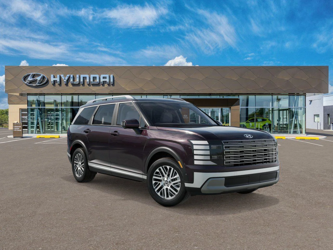 New 2026 Galaxy Maroon Pearl Hyundai SEL Premium image 2