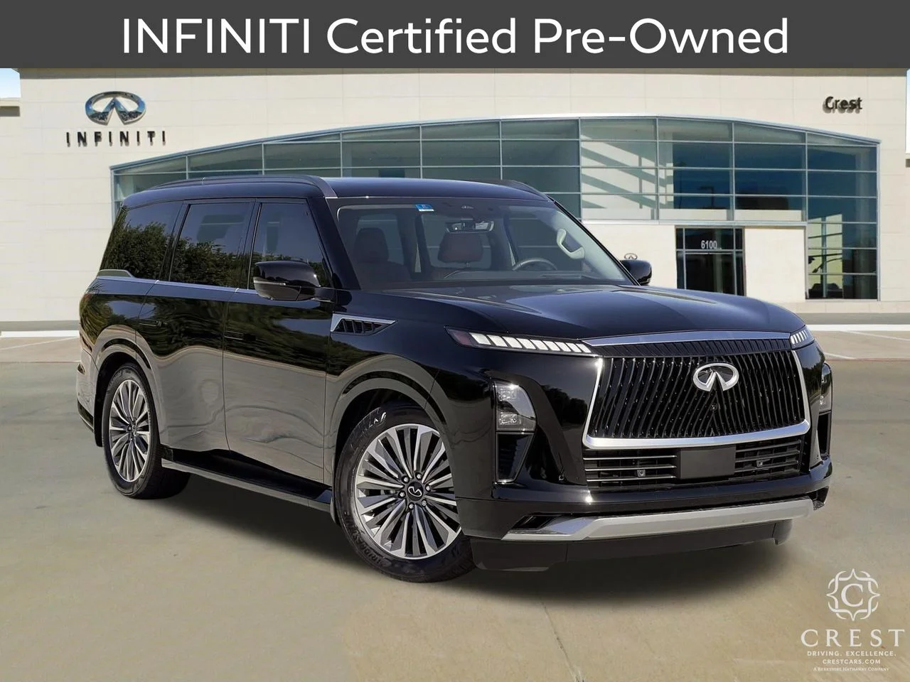 Certified Used 2026 Black Obsidian INFINITI LUXE image 1