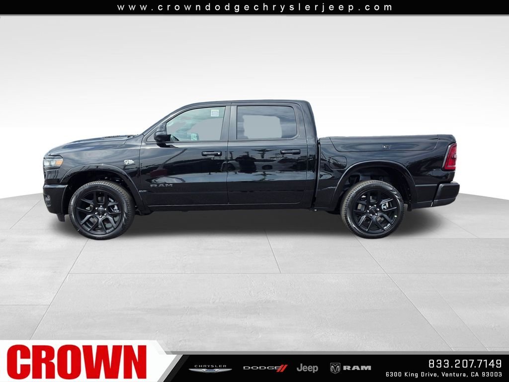 New 2026 Diamond Black Crystal Pearl-Coat Exterior Paint RAM Laramie image 8