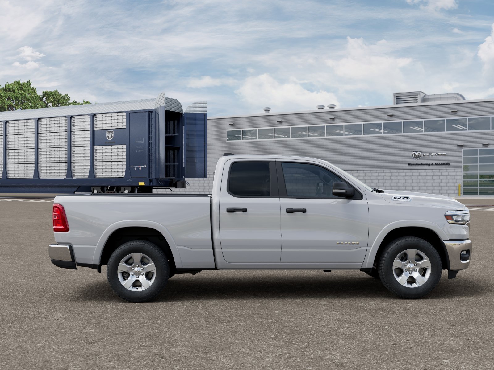 New 2026 Bright White Clear-Coat Exterior Paint RAM Big Horn image 12