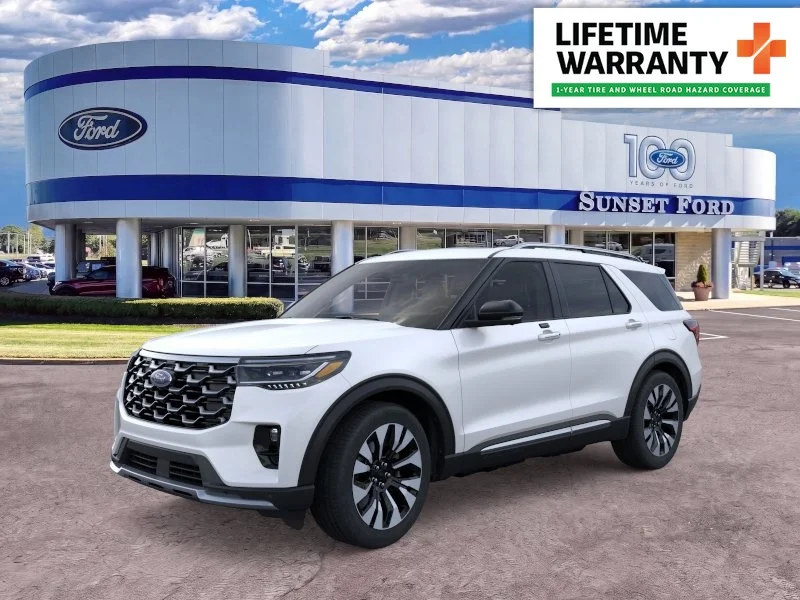 New 2026 Star White Metallic Tri-Coat Ford Platinum® image 1