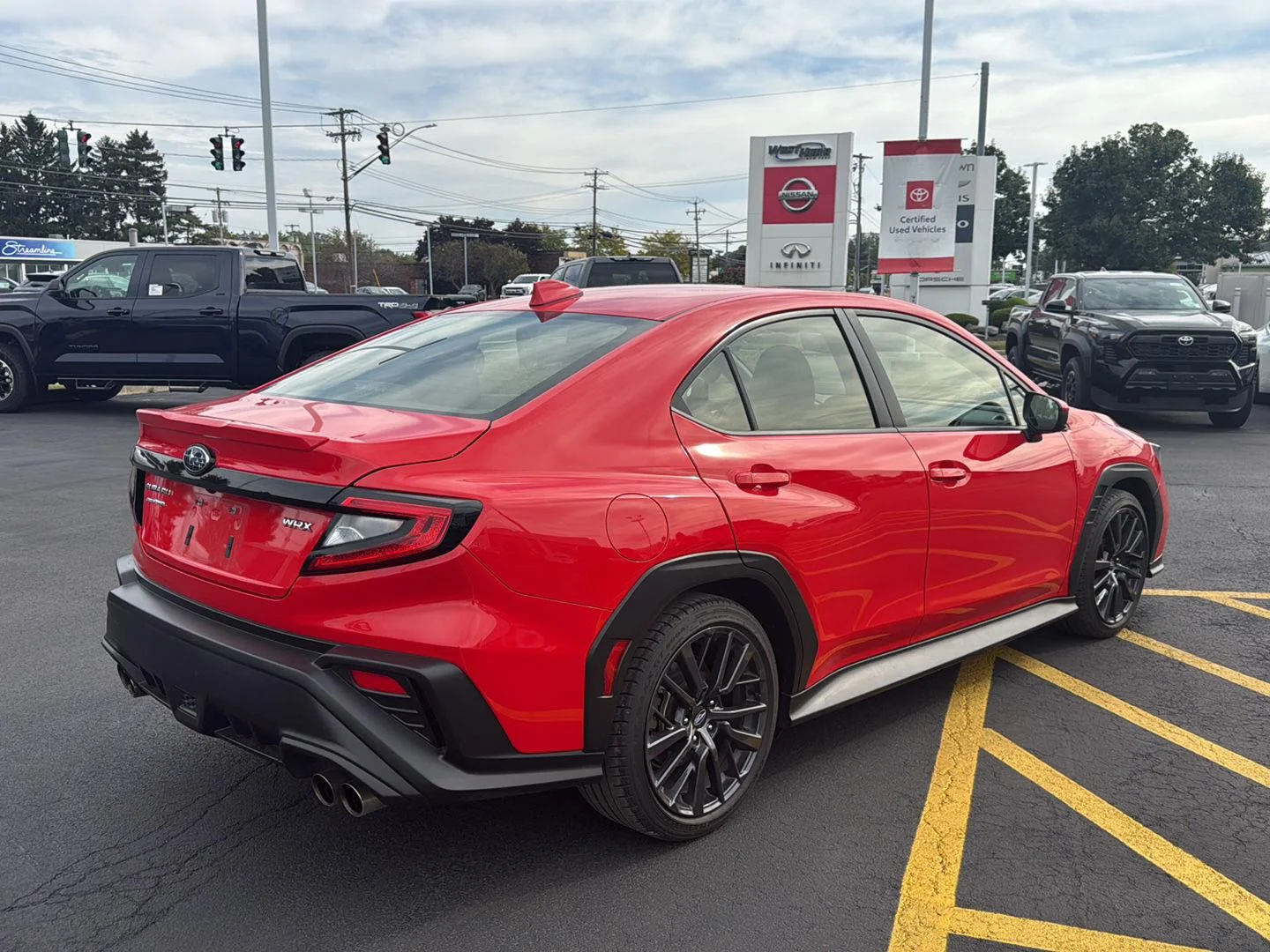 Used 2022 Ignition Red Subaru Premium image 3