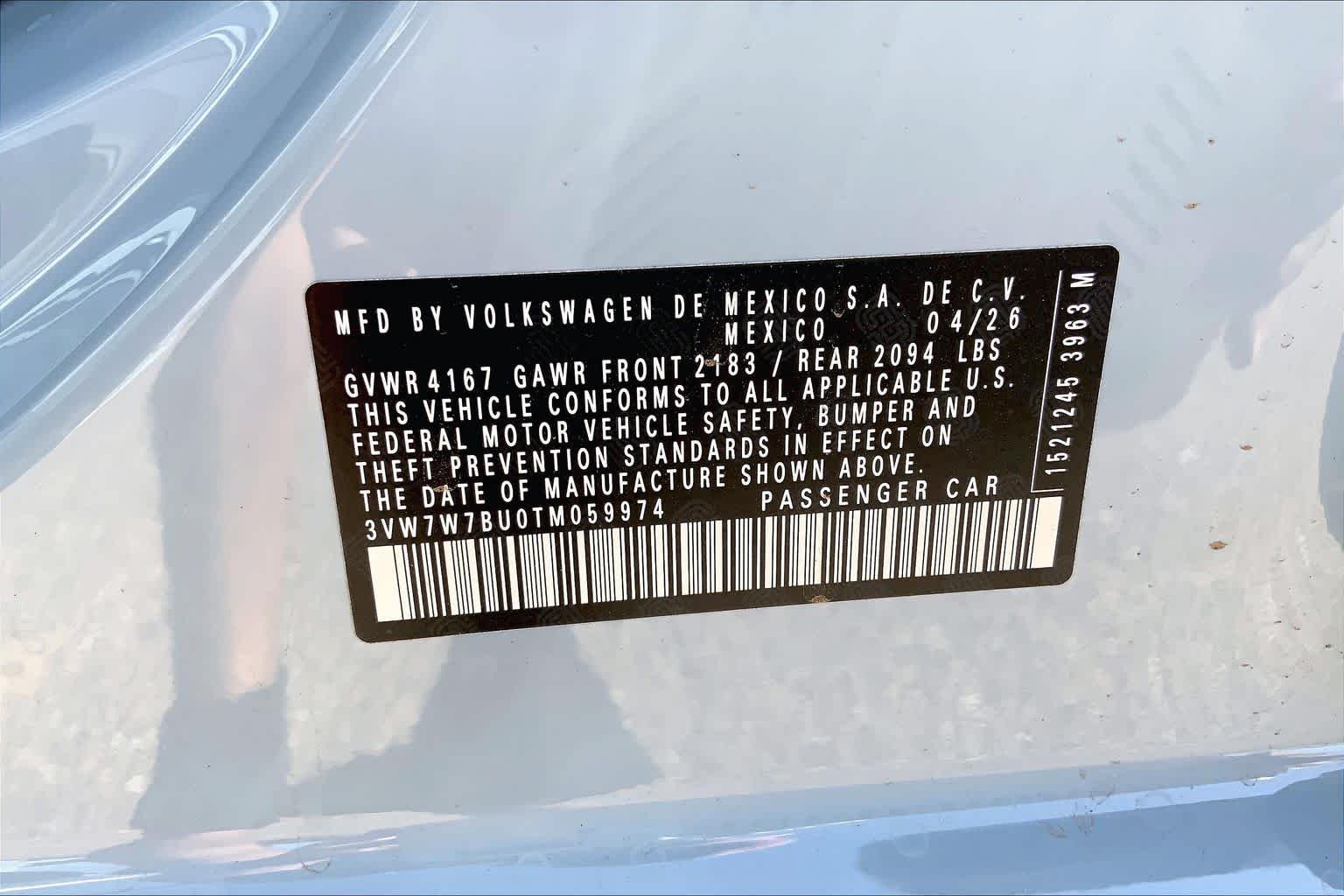 New 2026 Monument Gray Volkswagen SE image 21
