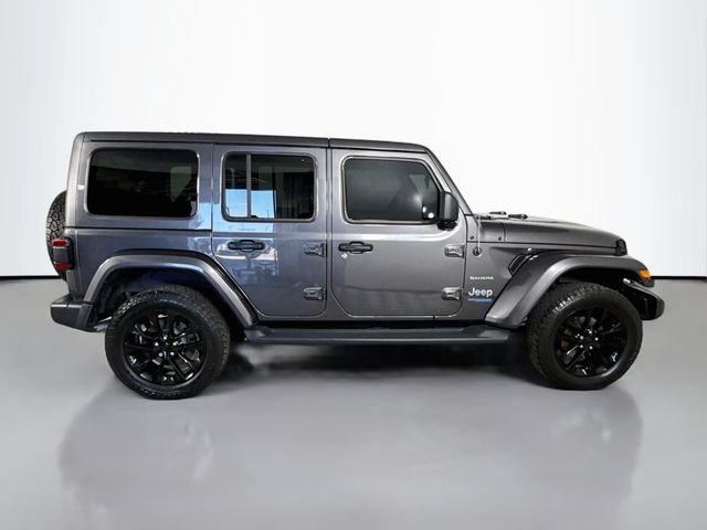 Used 2021 Gray Jeep Unlimited Sahara 4xe image 8