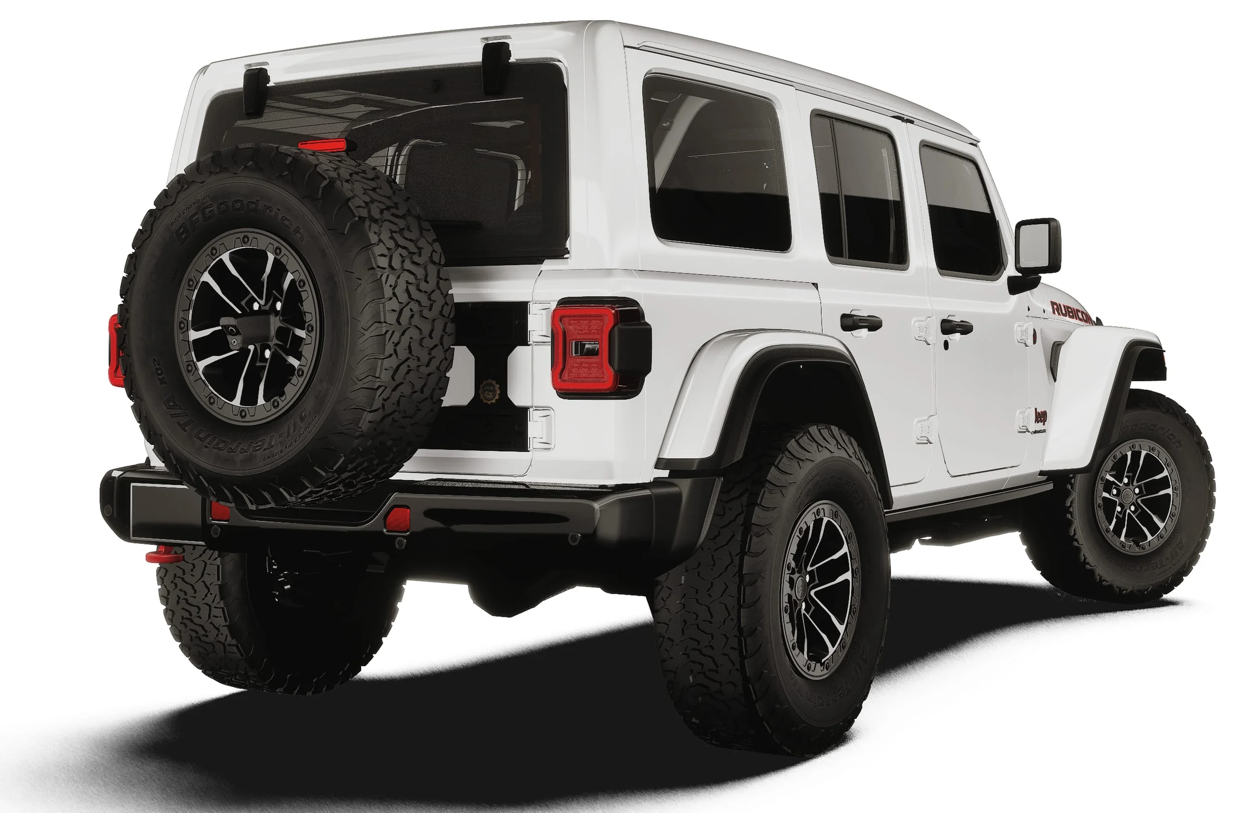 New 2027 Bright White Clear-Coat Paint Jeep Rubicon image 14