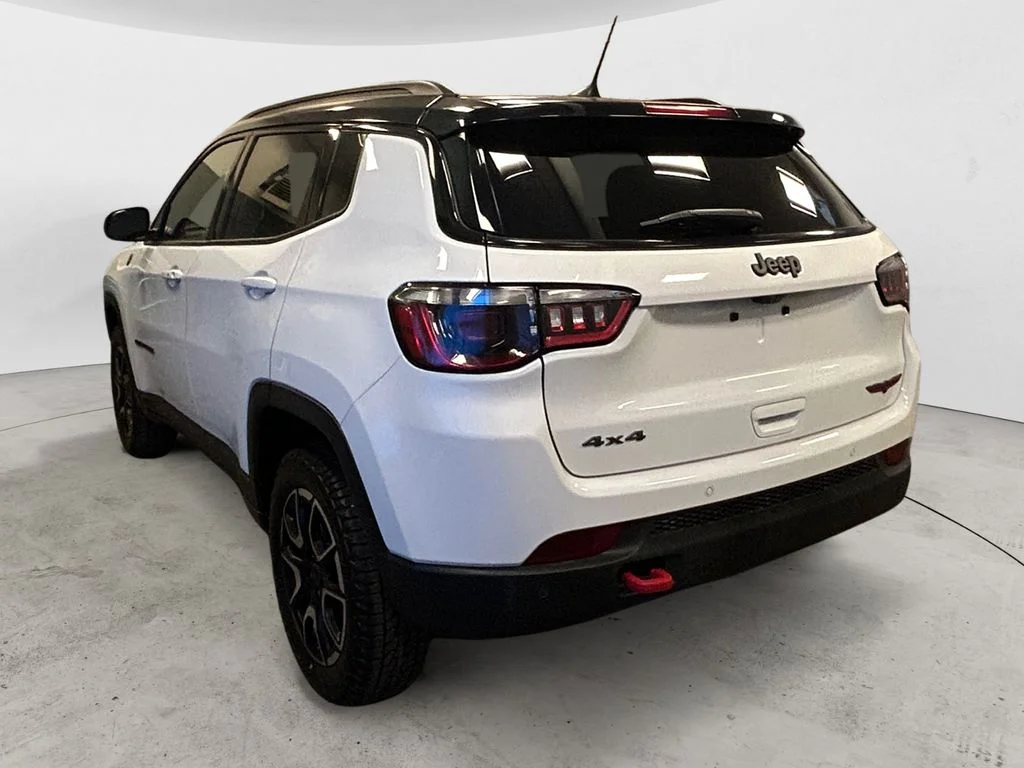 Used 2025 Bright White Jeep Trailhawk image 3