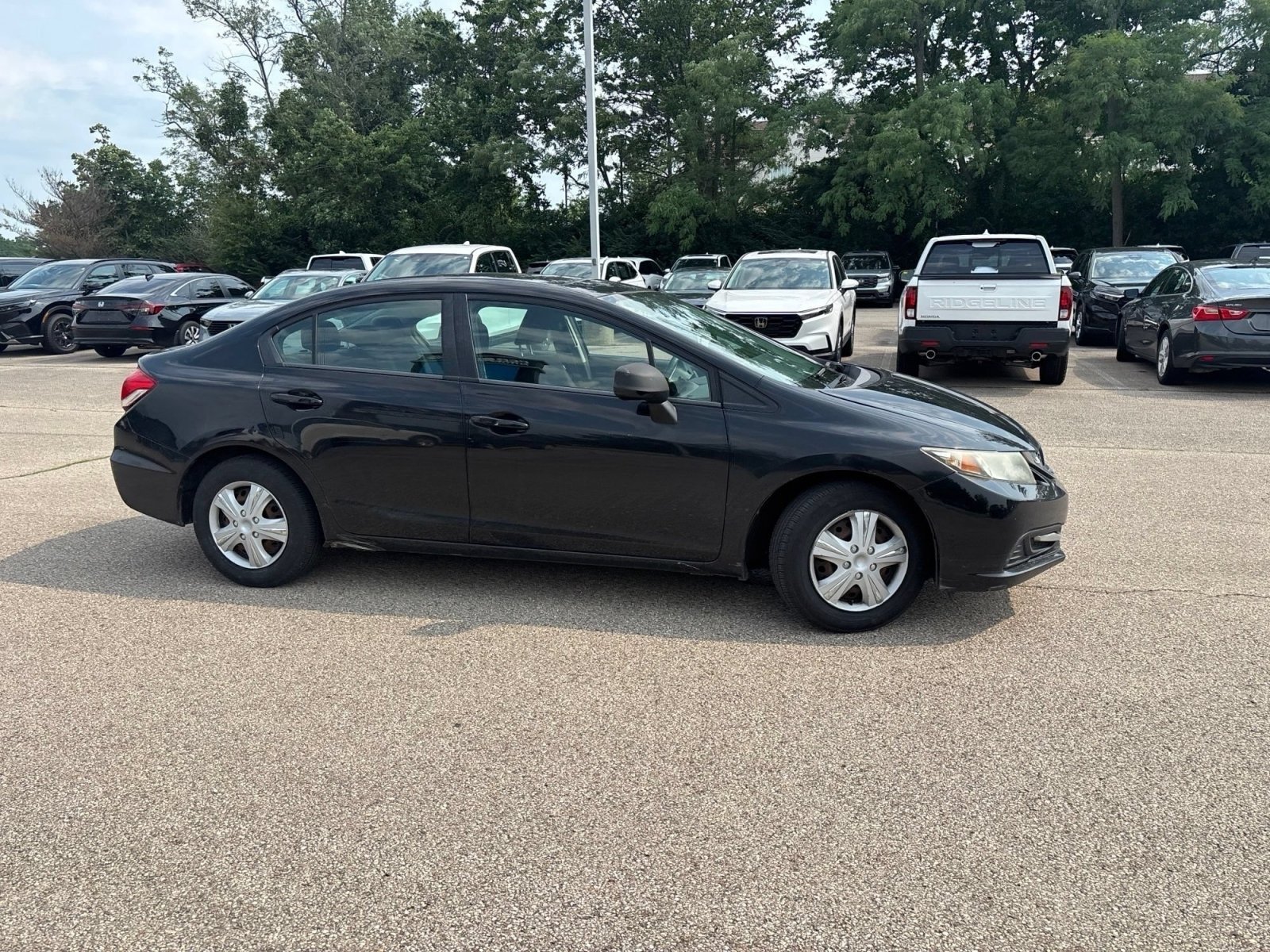 Used 2013 Crystal Black Pearl Honda LX image 20