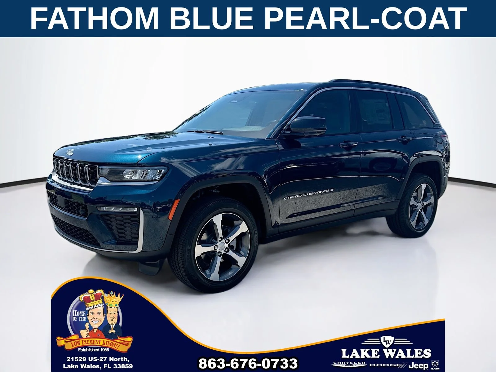 New 2026 Fathom Blue Pearl-Coat Exterior Paint Jeep Limited image 2