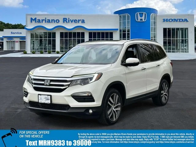 Used 2017 Honda Pilot Touring with VIN 5FNYF6H96HB089383 for sale in Port Jefferson Station, NY