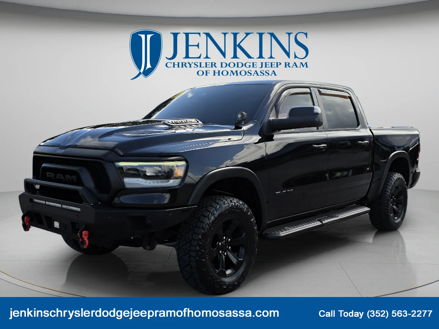 Used 2021 Diamond Black Crystal Pearlcoat Ram Rebel image 11