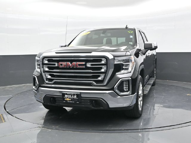 Used 2021 GMC Sierra 1500 SLT with VIN 3GTU9DEDXMG422577 for sale in Kansas City