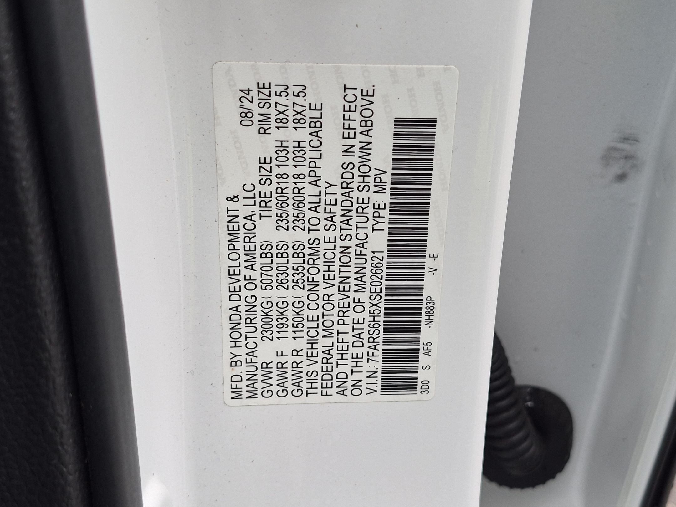 Certified Used 2025 Black Honda Sport image 35