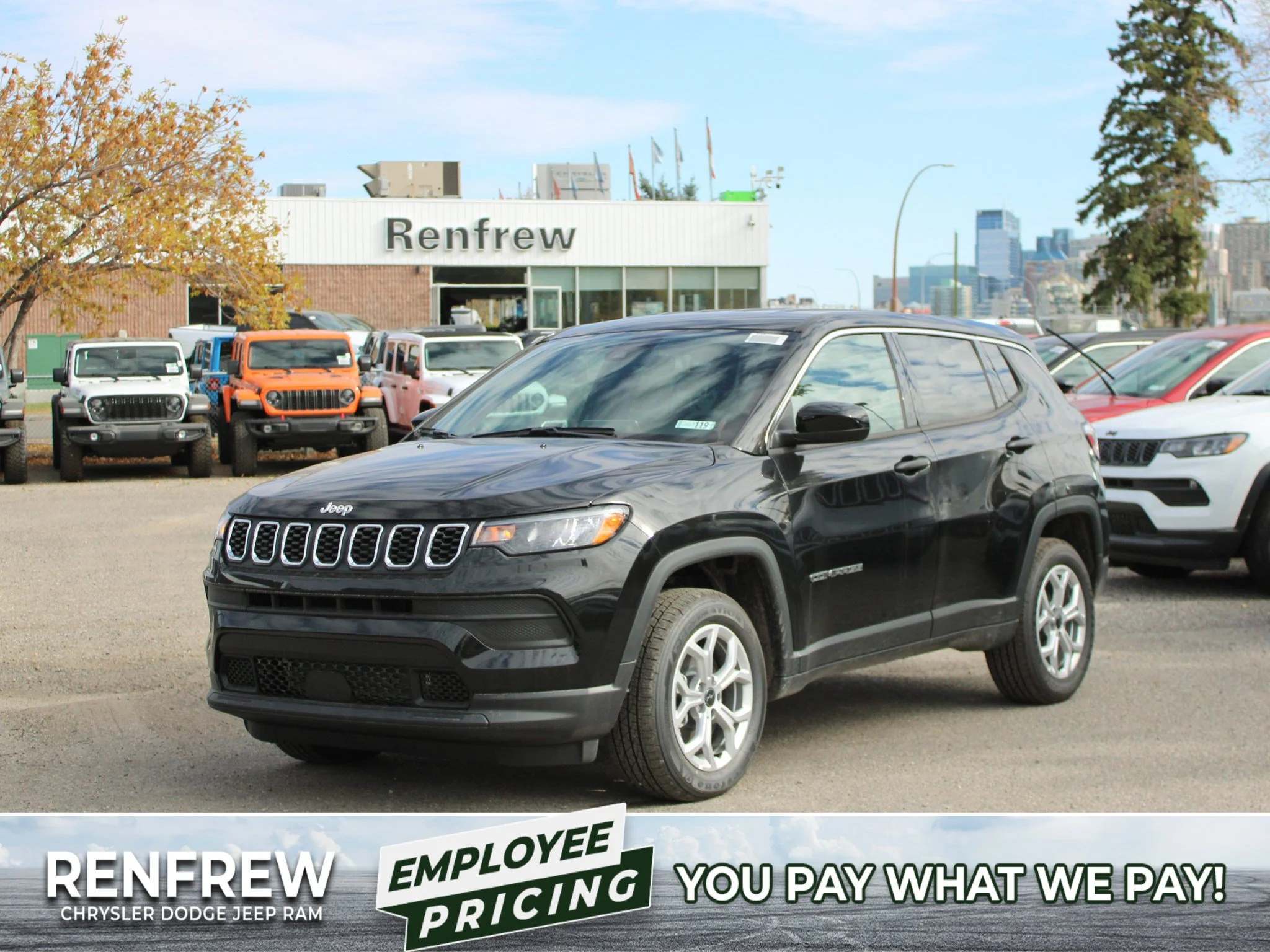 New 2026 Black Jeep Sport* image 1