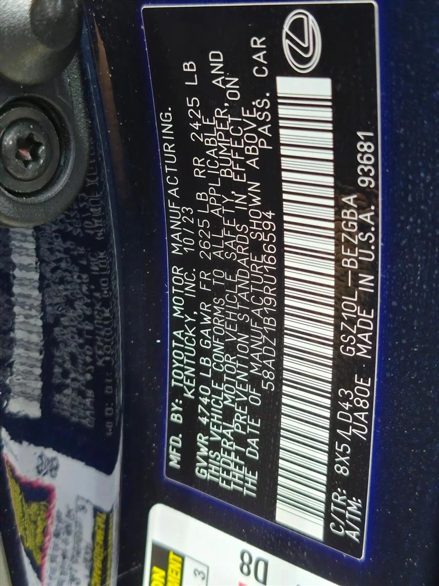 Certified Used 2024 Nightfall Mica Lexus ES 350 image 24