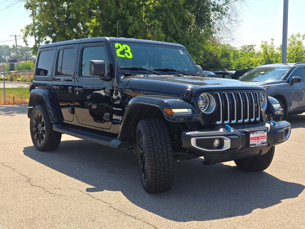 Used 2023 Black Jeep Sahara 4xe image 5