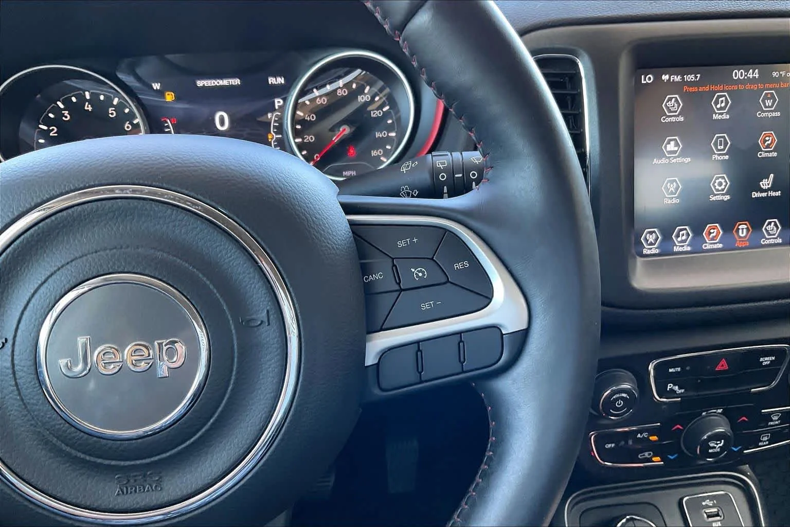 Used 2019 Jazz Blue Pearlcoat Jeep Trailhawk image 24