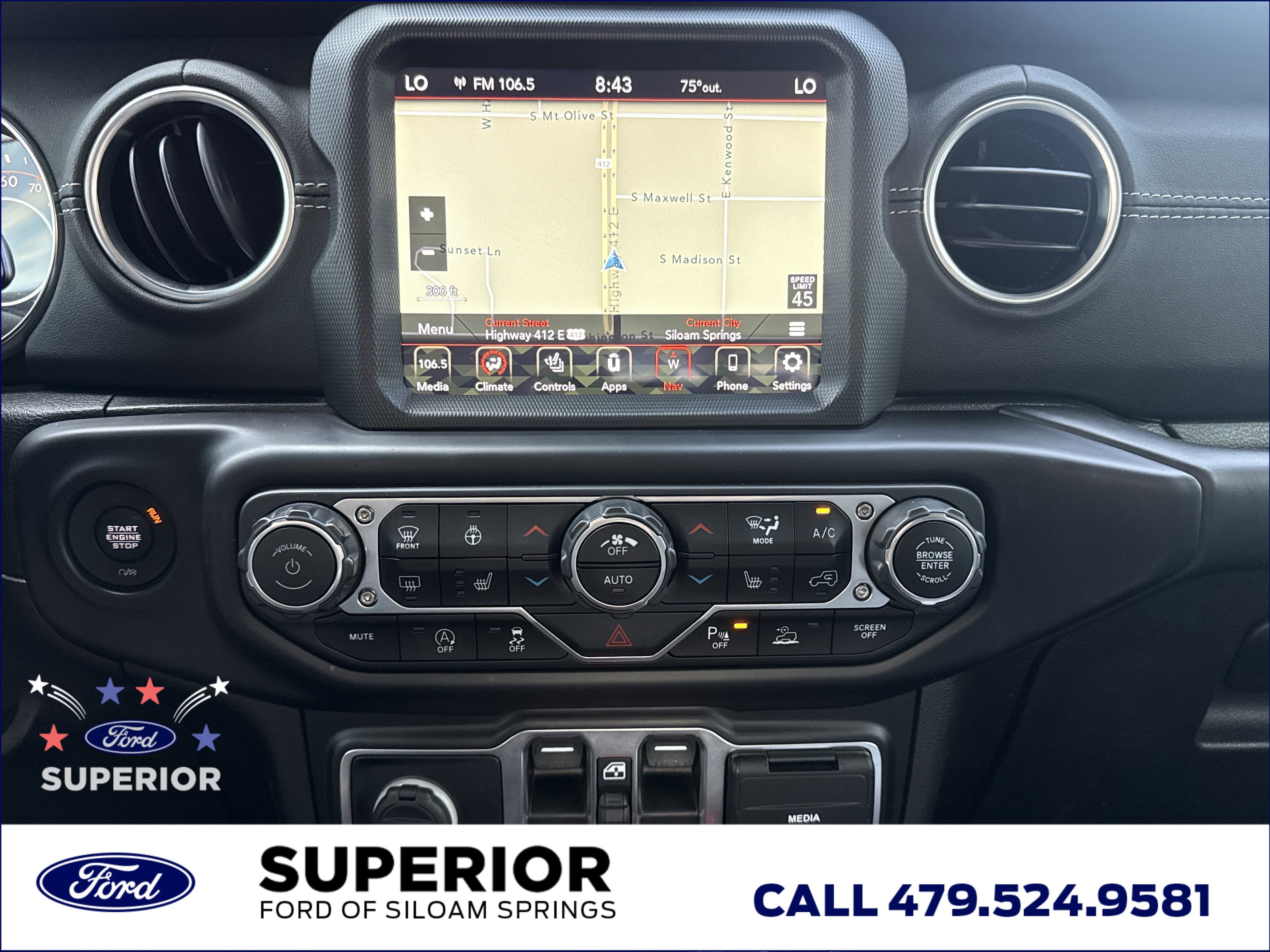 Used 2020 Black Clearcoat Jeep Overland 4WD image 19