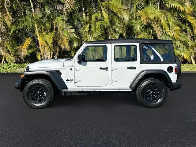New 2026 Bright White Clear-Coat Exterior Paint Jeep Sport image 2