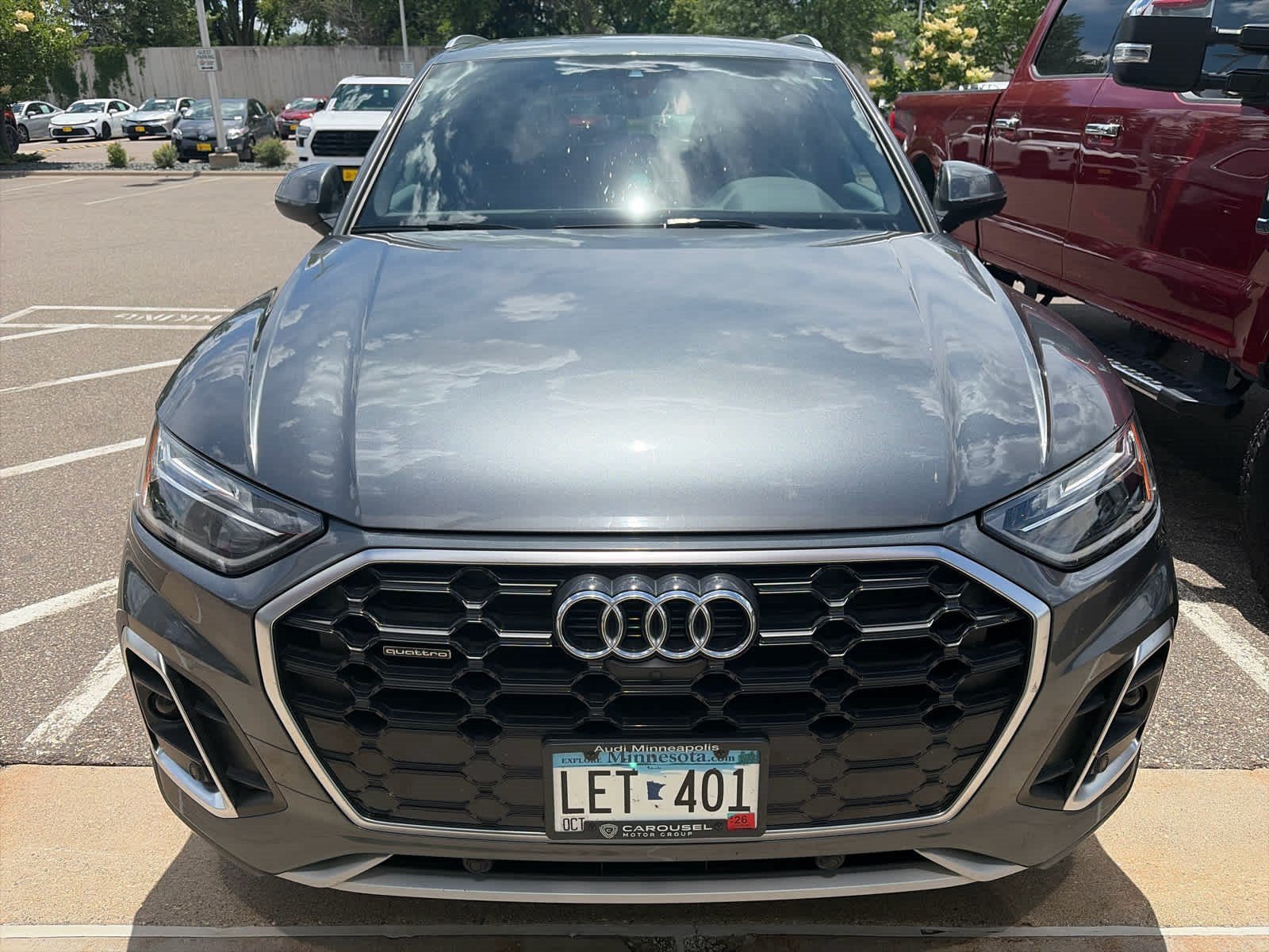 Used 2022 Daytona Gray Pearl Effect Audi S line Premium Plus image 2