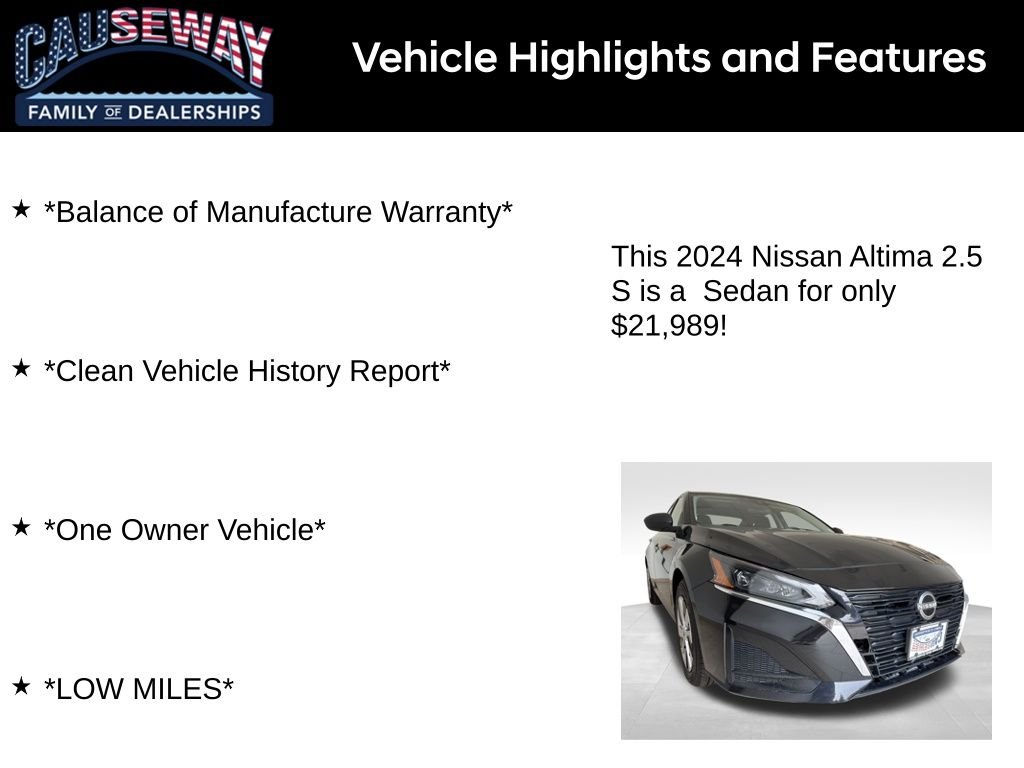 Used 2024 Black Nissan 2.5 S image 2
