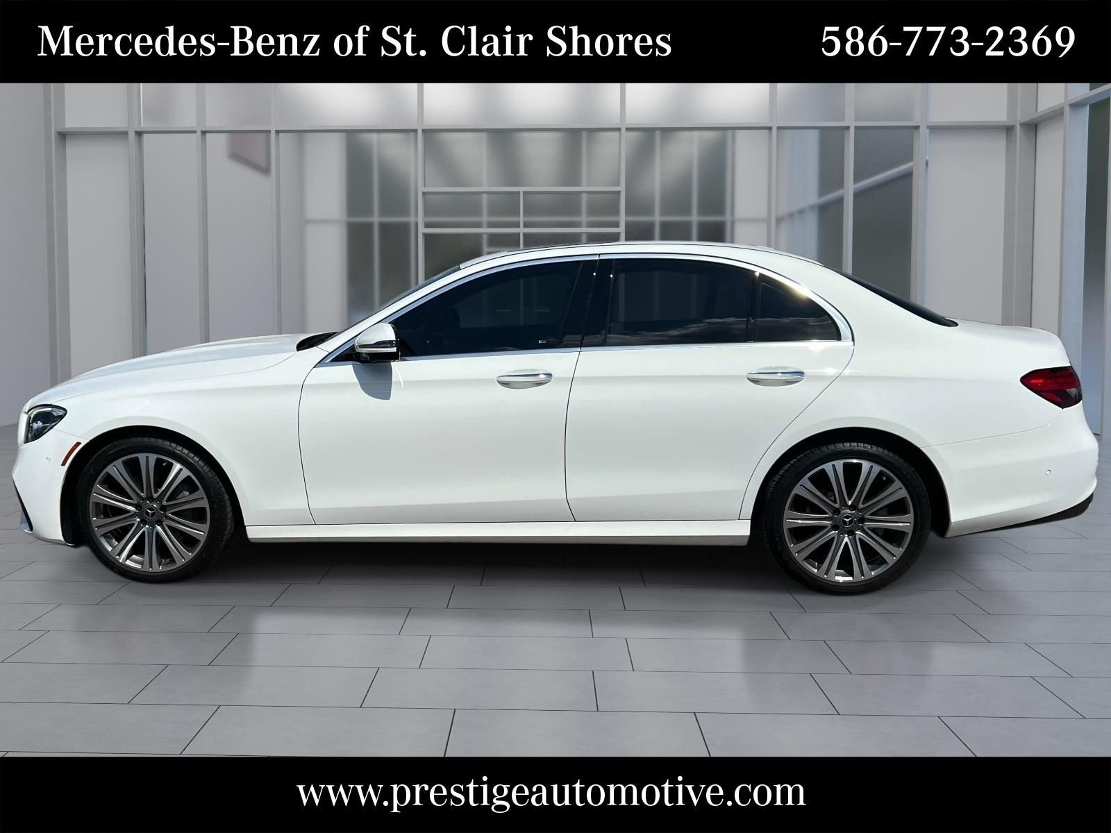 Certified Used 2023 White Mercedes-Benz E 350 image 2