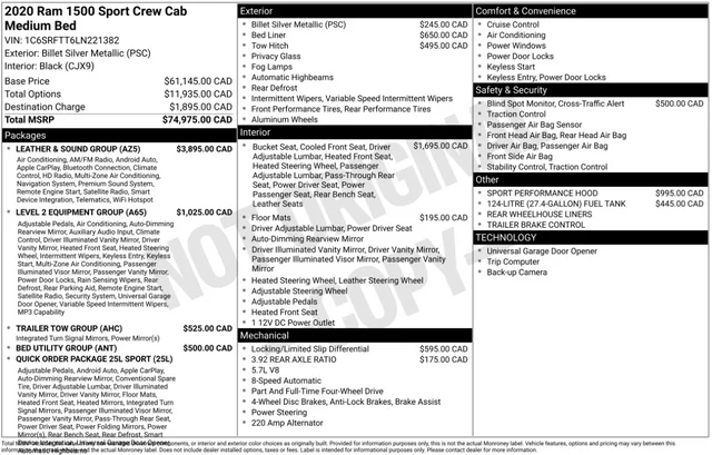Used 2020 Silver Ram Sport image 3