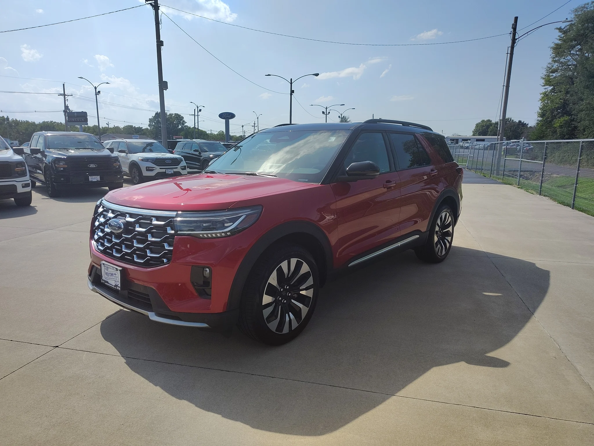 New 2026 Rapid Red Metallic Tinted Clearcoat Ford Platinum™ image 7