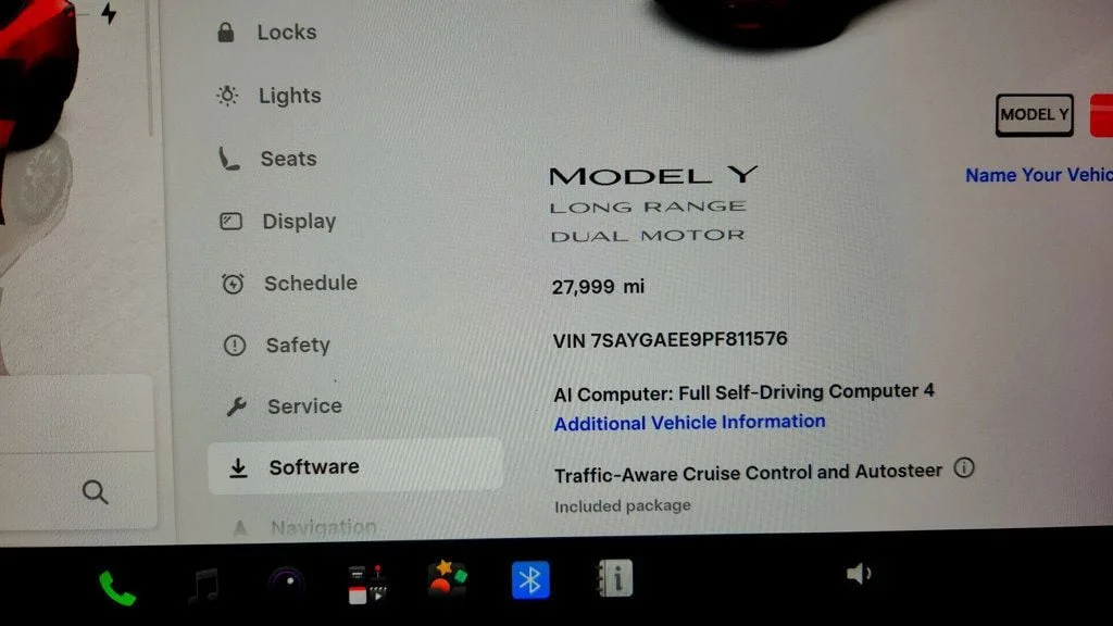 Used 2023 Red Multi-Coat Tesla Long Range AWD image 14