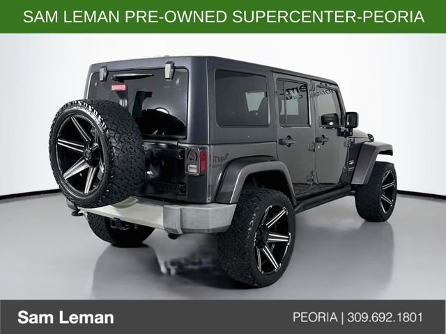 Used 2014 Gray Jeep Unlimited Sahara image 7