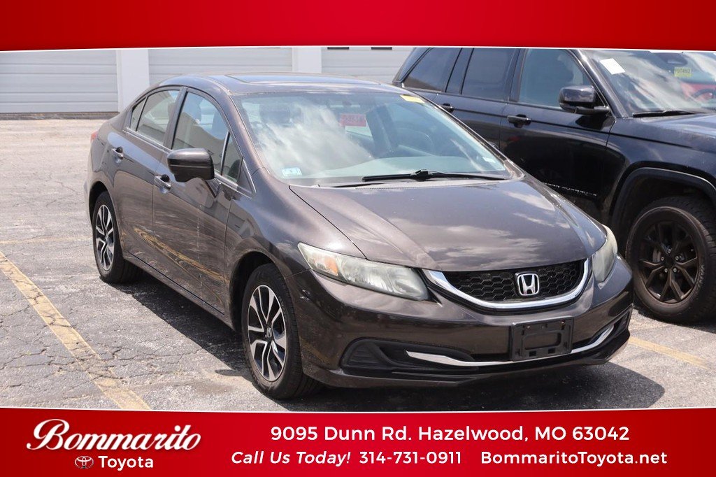 Used 2014 Crystal Black Pearl Honda 4dr CVT EX image 1