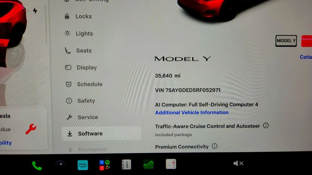 Used 2024 Ultra Red Tesla RWD *Ltd Avail* w/ 20
