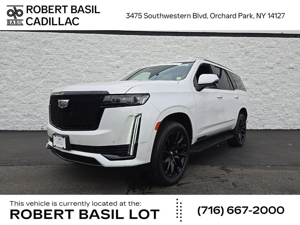 Certified Used 2023 Crystal White Tricoat Cadillac Sport image 1