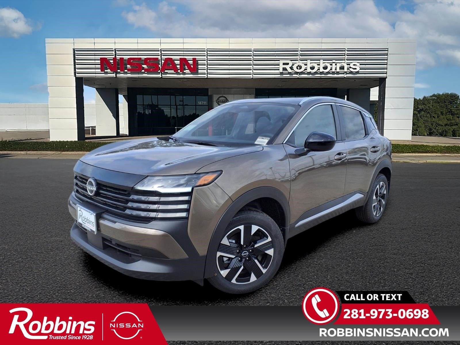 2026 Nissan Kicks SV Brown at Robbins Nissan
