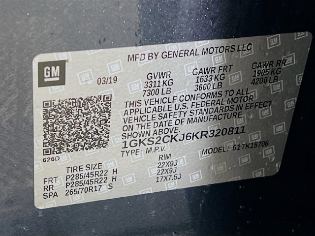 Used 2019 DARK SKY METALLIC GMC Denali image 31