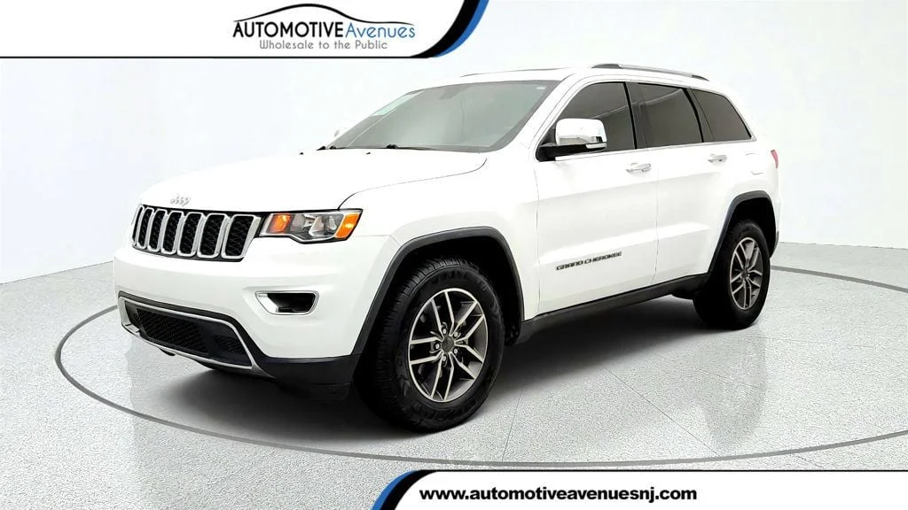 Used 2020 Bright White Clearcoat Jeep Limited 4x4 image 1