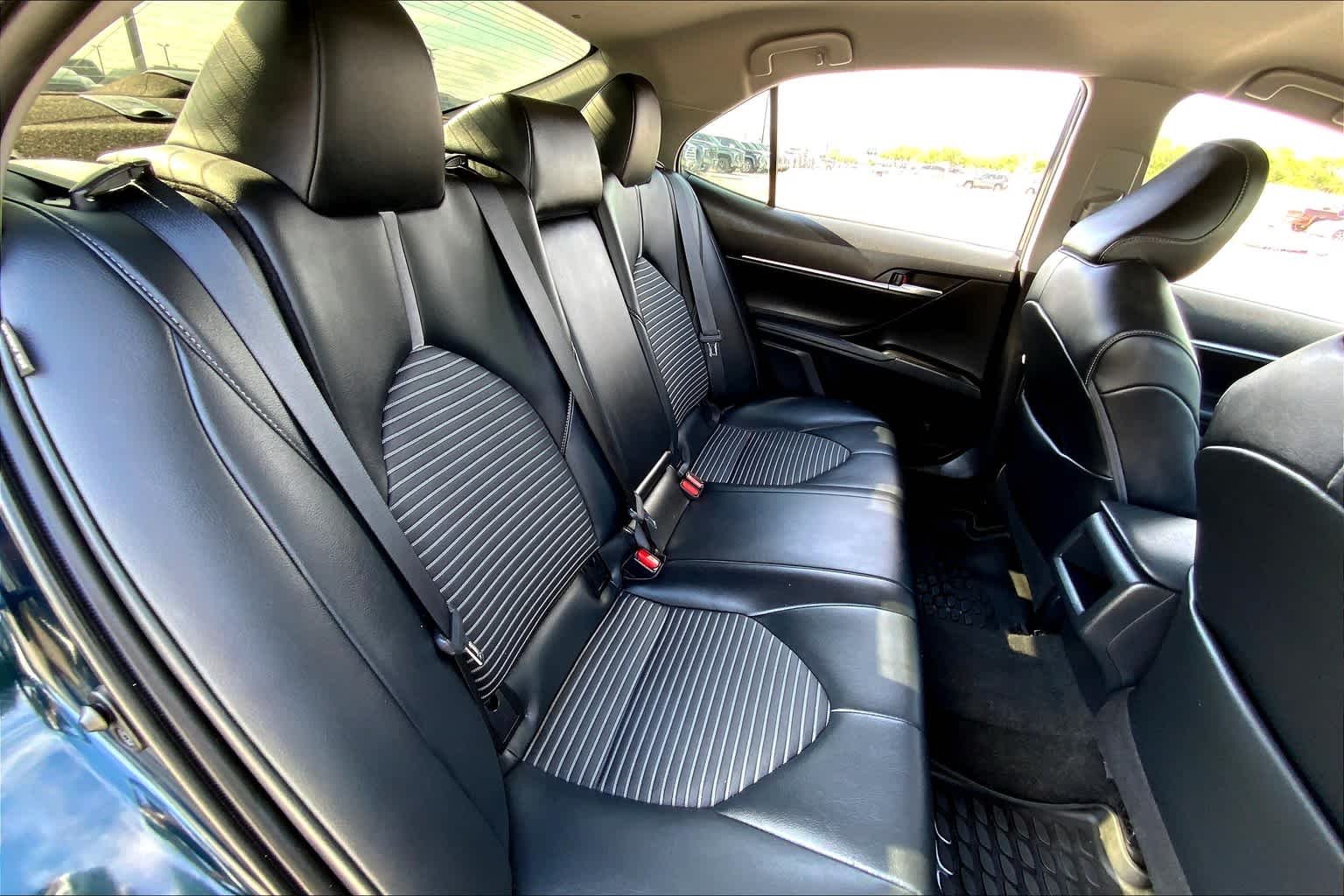 Used 2021 Galactic Aqua Mica Toyota SE image 19