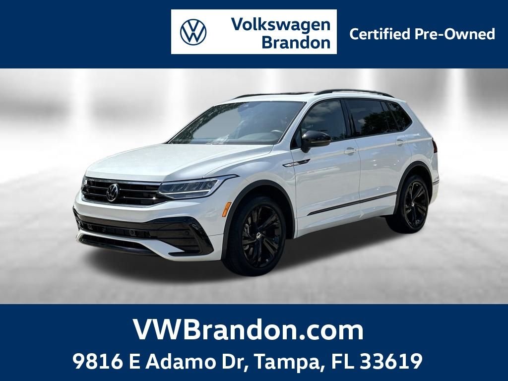 Certified Used 2023 White Volkswagen 2.0T SE R-Line Black image 1
